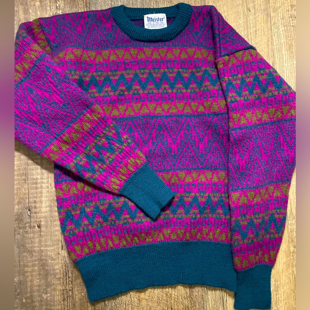 Weiser Women's Multicolor Patterned Sweater - image 1